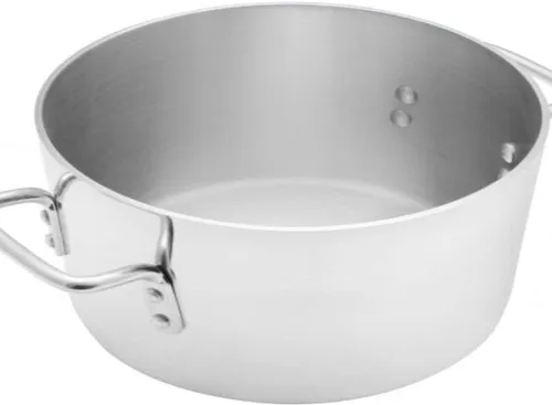 Miniatura 6 de TrueCraftware - Olla de aluminio de 60 cuartos de galón con asas remachadas - Olla multiusos para ollas de sopa de pasta, olla grande para estofado
