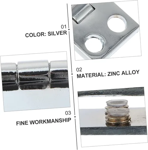 Miniatura 8 de DOITOOL Bisagra de bronce resistente para gabinetes Bisagra de puerta de vidrio Instalación rápida Hardware 2 unids* 2