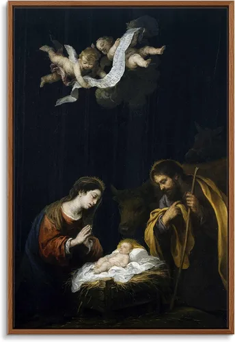 Miniatura 30 de Cuadro en lienzo con marco flotante para pared - El triunfo del cristianismo sobre el paganismo de Gustave Doré - 16 x 24 pulgadas