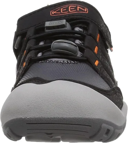 Miniatura 2 de KEEN Tenis cómodos unisex para niños Steel GreySafety Orange