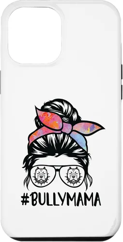 Miniatura 26 de American Bully Mom Messy Bun Hair Glasses, Bully Mama Case for iPhone 16