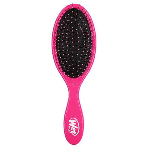 Cepillo de pelo Wet Brush, cepillo desenredante original (rosa) - cepillo para cabello húmedo y seco sin enredos para mujeres y hombres - sin