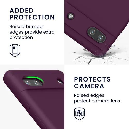 Miniatura 51 de kwmobile Funda Compatible con Google Pixel 6 Pro - Funda de teléfono de silicona TPU con acabado suave - Azul Arrecife