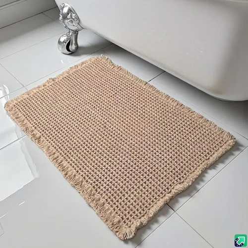 Miniatura 14 de Tapete de Baño Waffle Mejorado – Ultra Suave, Súper Absorbente y Alfombra Antideslizante con Borlas, Lavable a Máquina, Respaldo de Goma para Baño