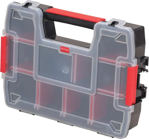 Miniatura 2 de CRAFTSMAN Organizador de almacenamiento pequeño, 10 compartimentos, plástico (CMST14021) (paquete de 2)