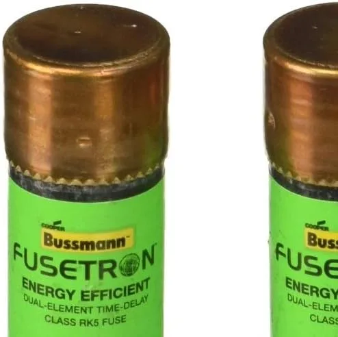 Miniatura 2 de Bussmann BPFRN-R-50 Fusetron de 50 amperios de doble elemento de retardo de corriente limitante de corriente de limitación de corriente RK5, 250V