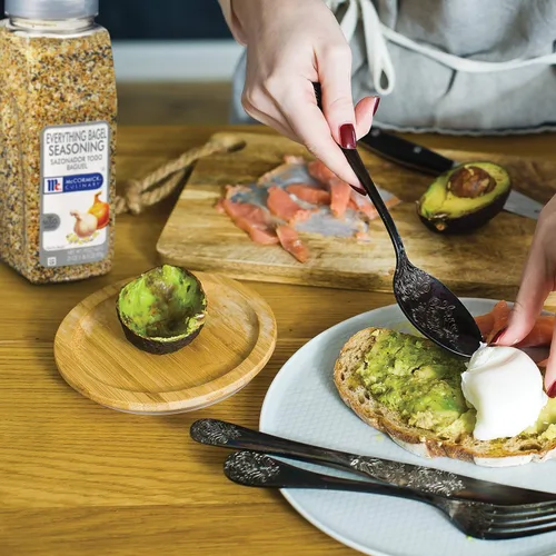 Miniatura 8 de McCormick Culinary Condimento Everything Bagel, 21 oz (Paquete de 6) - Seis Recipientes de 21 Onzas de Mezcla de Condimento Everything Bagel