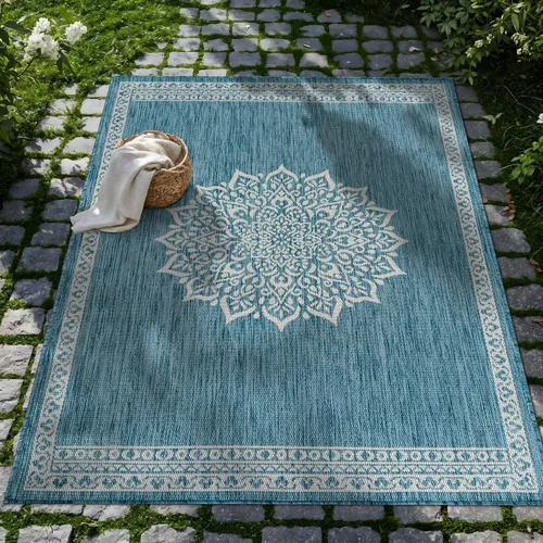 Miniatura 51 de CAMILSON Alfombra para exteriores, alfombras modernas para patios interiores y exteriores, tapetes de cocina y pasillo, alfombra lavable para porche