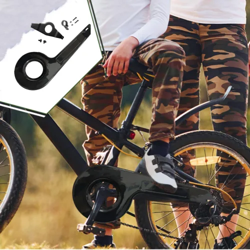 Miniatura 8 de Protector de cadena de bicicleta, protector de plato de piñones, protección de bielas de rueda de bicicleta, accesorios de ciclismo para bicicleta