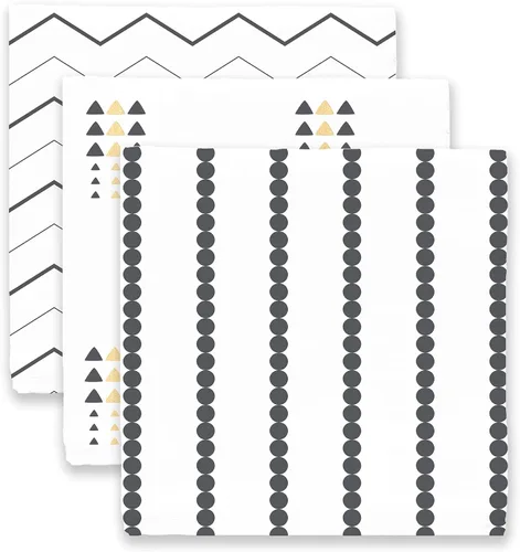 Miniatura 2 de SwaddleDesigns Mantas de muselina de algodón para bebé, niño y niña, mantas neutras para recién nacido, registro de bebé y regalo, 46 x 46 pulgadas