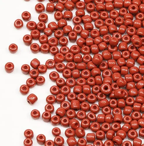 Miniatura 24 de Tamaño 6/0 - Cuentas de semillas de vidrio para manualidades de 0.157 in, cuentas negras para la fabricación de joyas