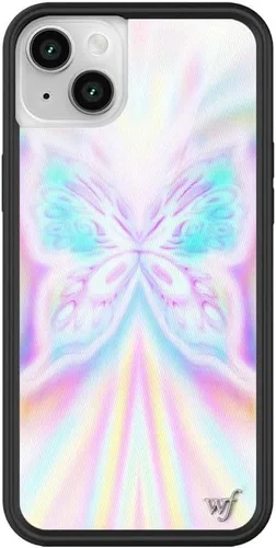 Miniatura 5 de Fundas Wildflower - Realización Par x Devon Lee Carlson, Compatible con Apple iPhone 13/14 Rojo, Ranas, Colaboración - Protector de goma negro