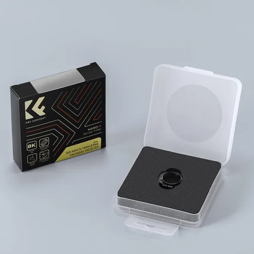 Miniatura 8 de K&F Concept Mini 3 Pro Variable ND2-32 (1-5 Stop) Filtro ND compatible con DJI Mini 3 Pro, 28 accesorios Mini 3 Pro multicapa
