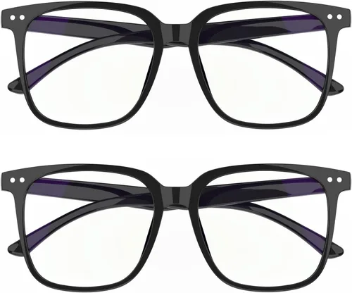 Miniatura 8 de Oversized Square Blue Light Blocking Glasses for Women Men, Anti Glare Computer Glasses, Reduce Eye Strain