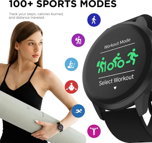 Miniatura 4 de iTouch Sport 4 Smartwatch - Monitor de actividad física, monitor de frecuencia cardíaca, esfera de reloj personalizable, rastreador de actividad