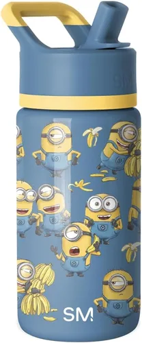 Miniatura 41 de Simple Modern - Botella de agua para niños Summit con tapa con pajilla Taza de acero inoxidable aislada de 14 onzas de Marvel Spider Man