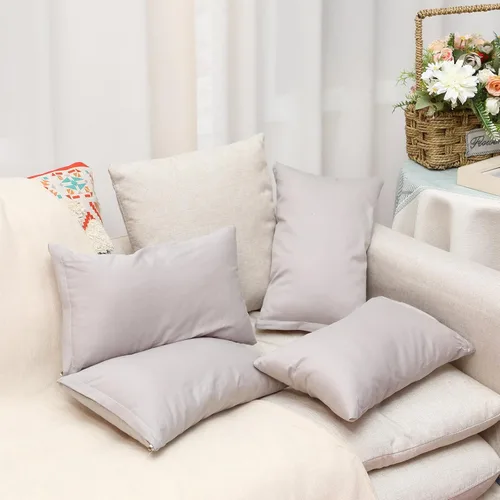 Miniatura 7 de Kigley Paquete de 6 mini almohadas pequeñas a granel de 14 x 9 pulgadas, almohada suave para siesta de viaje, para guardería, siesta de mascotas