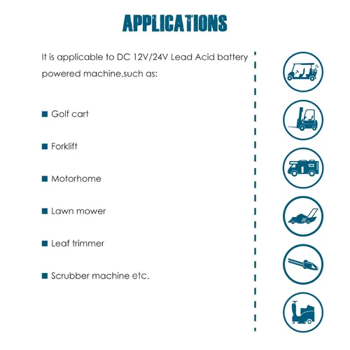 Miniatura 9 de Indicador de combustible de batería Runleader RL-BI003 12-24V 36V 48V 72V para equipos alimentados por CC como elevadores de horquilla, carritos