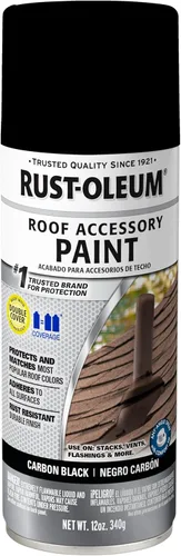 Miniatura 12 de Rust-Oleum 285217 Pintura en aerosol para accesorios de techado, 12 onzas, color madera envejecida Roble (Weathered Wood)