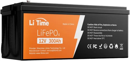 Miniatura 10 de Litime 12V 200Ah Plus Batería de litio LiFePO4, autocalentamiento y baja temperatura, 2560Wh de energía, BMS de 200A incorporada, más de 4000 ciclos