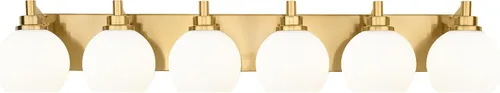 Miniatura 37 de Accesorios de iluminación de baño, luz de tocador mate negra de 2 luces, apliques de pared modernos con pantalla de globo de vidrio transparente