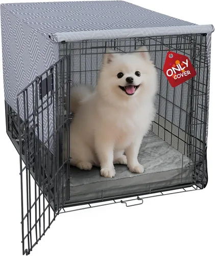 Miniatura 14 de Explore Land Funda transpirable para jaula de perro, ventilación de malla de 4 lados, funda básica para perrera para mascotas, todos los lados