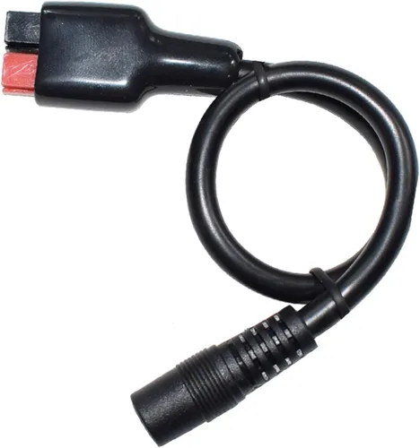 Cable de 15 AWG de 0.217 in x 0.083 in DC hembra Cable de alimentación 45A Conector compatible con Powerpole, para generador portátil - 9.8 in