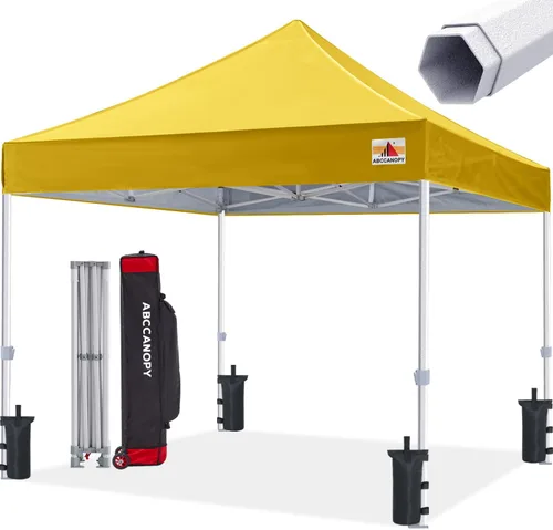 Miniatura 25 de ABCCANOPY Tienda de campaña con toldo emergente comercial 10x10 Serie Premium, Beige