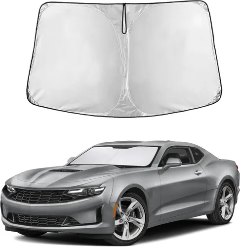 Miniatura 179 de Econour Parasol para parabrisas compatible con Honda Civic 2016-2021, protector de parasol plegable para ventana, bloquea los rayos UV y mantiene tu