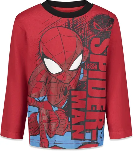 Miniatura 4 de Marvel Paquete de 2 camisetas gráficas de manga larga de Avengers Spider-Man