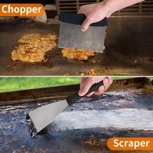 Miniatura 5 de Kit de accesorios para parrilla Latiret Blackstone, juego de 23 accesorios para parrilla para Camp Chef, accesorios para parrilla de parte superior