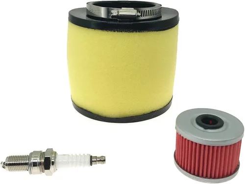 Bujía de filtro de aceite de filtro de aire para Honda Foreman 400 450 TRX400 TRX450 2000-2006 Honda Rancher 350 TRX350 1995-2004 Reemplazar OE