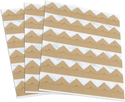 Miniatura 3 de SCRAPBOOK ADHESIVES BY - Esquinas autoadhesivas de papel fotográfico de 3L, color kraft, paquete de 108
