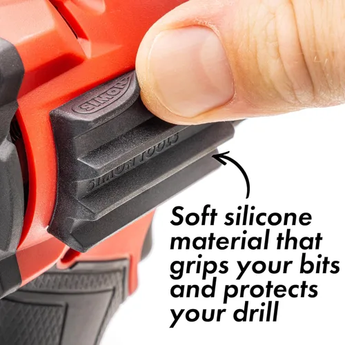 Miniatura 4 de Simon Tools Soporte magnético para taladros de impacto y taladros - Adhesivo súper fuerte - Accesorio de taladro que se adapta a la mayoría