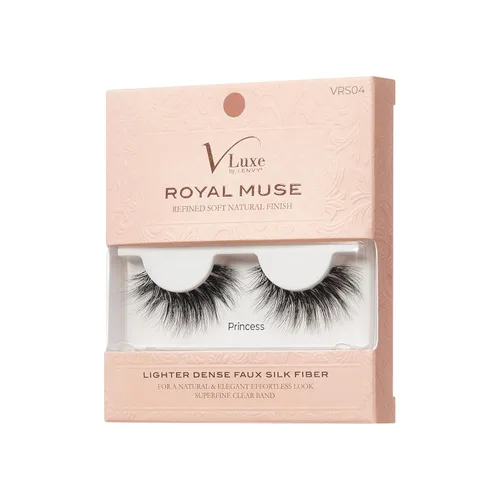 Miniatura 5 de VLuxe - Pestañas postizas, pestañas de tira Royal Muse, lujosas pestañas esponjosas y esponjosas, volumen y rizo súper naturales, ligeras y cómodas