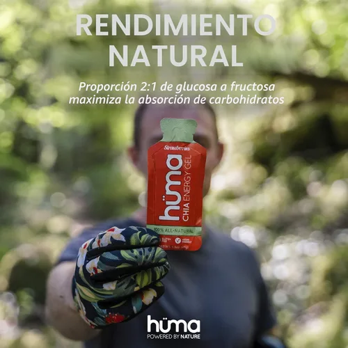 Miniatura 6 de Gel energético Huma Chia Energy Gel, 24 unidades, Paquete variado, 1