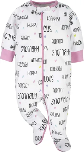 Miniatura 3 de Onesies Brand baby-girls 4-pack Sleep 'N Play Footies Multi Pack