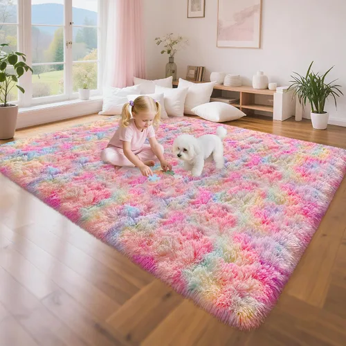Miniatura 72 de Alfombras de pasillo beige de 2 x 6 pies para dormitorio, sala de estar, alfombra de felpa suave y esponjosa, alfombra de pasillo para pasillos