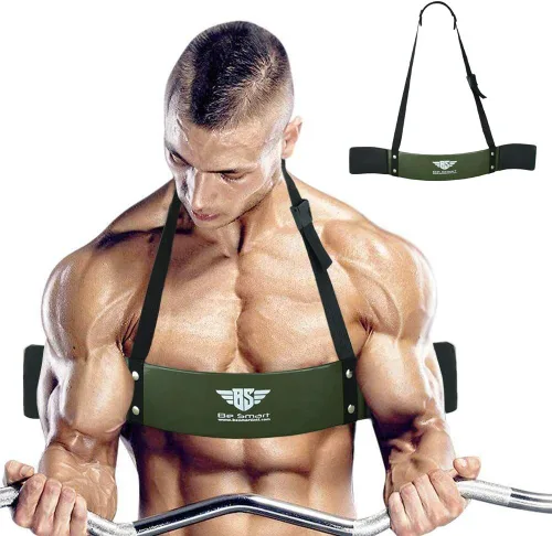 Be Smart - Pistola de brazo para bíceps y tríceps, pesas y rizos, muscular, aislador de bíceps para brazos grandes, culturismo y levantamiento de