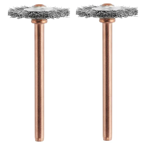 Miniatura 9 de Dremel 405-02 cepillos de cerdas de nailon (paquete de 2), diámetro de 1/8
