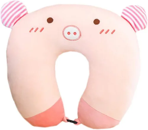 Miniatura 7 de Bonita almohada portátil en forma de U para el cuello en U para la oficina y viajes, para adultos, para oficina, hogar y siesta de avión