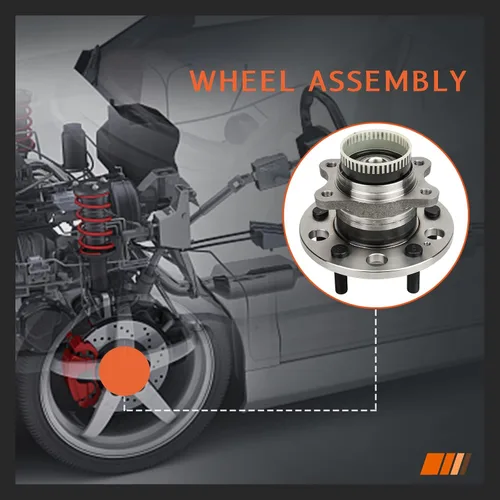 Miniatura 2 de 512437 Nuevo buje y cojinete de rueda trasera del lado del conductor o del pasajero para Hyundai Azera 11-17/Sonata 10-14/Tucson 09-15, para Kia