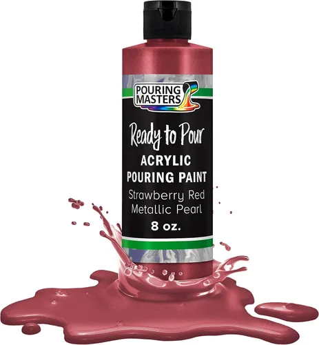 Miniatura 60 de Pouring Masters Royal Blue Metallic Pearl - Pintura acrílica para verter lista para verter – Pintura acrílica líquida premezclada de 32 onzas