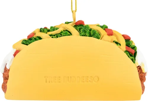 Miniatura 7 de Tree Buddees Adorno navideño de comida de tacos