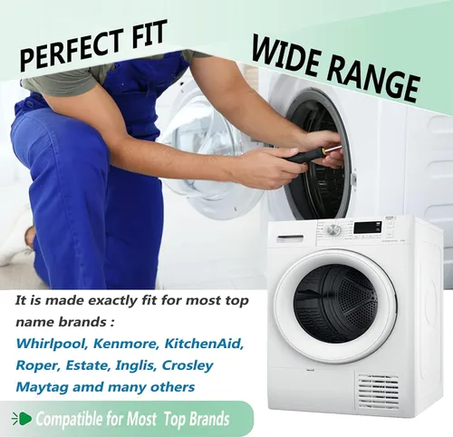 Miniatura 4 de 3392519 Fusible térmico para secadora (paquete de 2), pieza de repuesto para secadoras Whirl-pool y KM, reemplaza la pieza # WP3392519 AP6008325