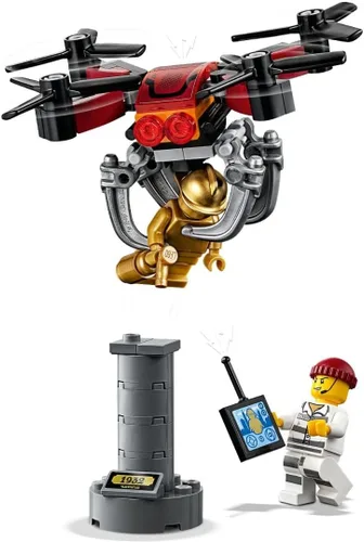 Miniatura 7 de LEGO City Sky Police Drone Chase 60207 Kit de construcción (192 piezas)