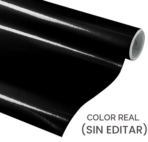 Miniatura 2 de VViViD Black Gloss DECO65 - Vinilo adhesivo permanente para cricut, silueta y cameo (30 cm x 2.1 m)