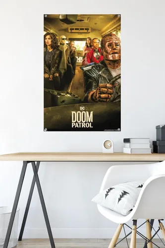 Miniatura 6 de Trends International DC Comics TV Doom Patrol - Póster de pared de una hoja de autobús, 14.72 x 22.37 pulgadas, paquete de póster premium y pasador