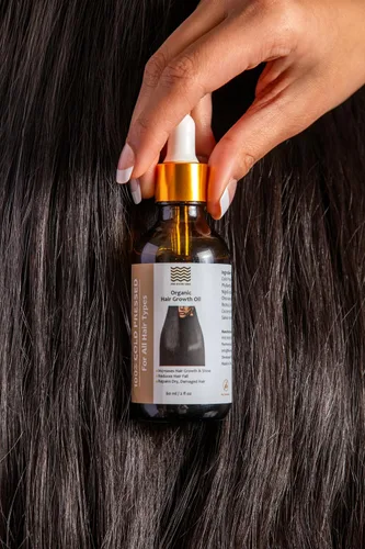Miniatura 7 de Aceite orgánico para el crecimiento del cabello, 100 % orgánico prensado en frío, masaje tradicional para el cuero cabelludo y el cabello