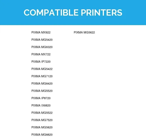 Miniatura 9 de Cartuchos de tinta de LD compatible con Canon PGI250XL/CLI251XL HY: 6432B001/6448B001/6449B001/6450B001/6451B001, Magenta alto rendimiento